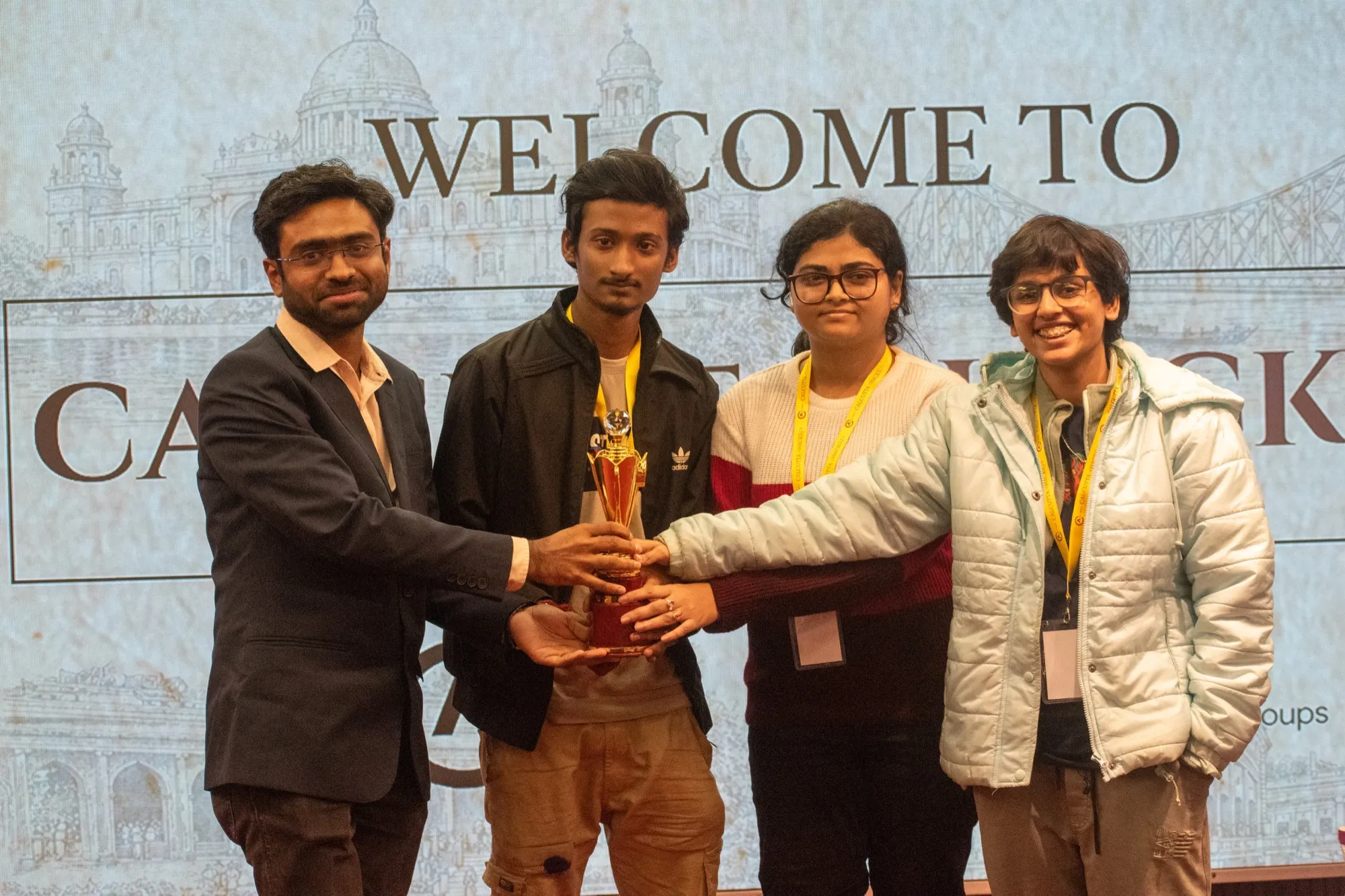 Trophy, held by everyone at once