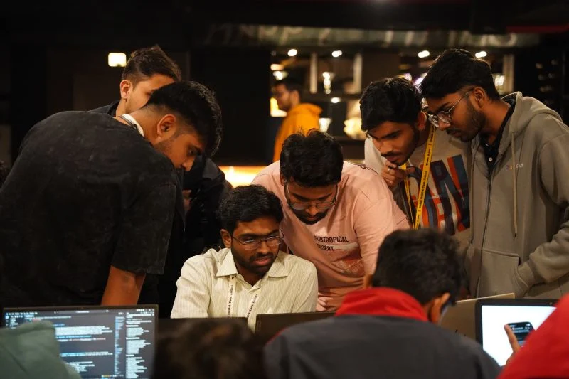 A team walks through its build