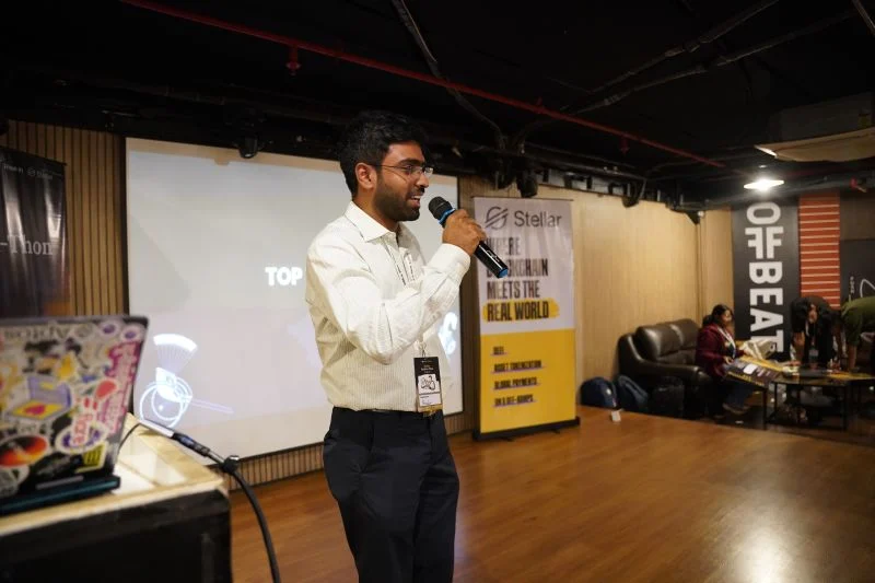 Addressing the room